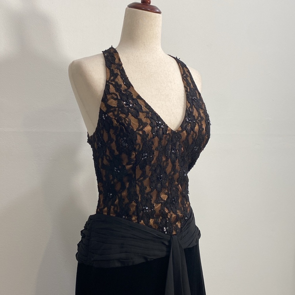 Vintage Dave‎ & Johnny Velvet Evening Gown 9/10